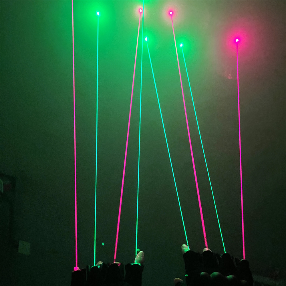 Led Gloves Music - Magicool RG 4, лазерные перчатки, пара