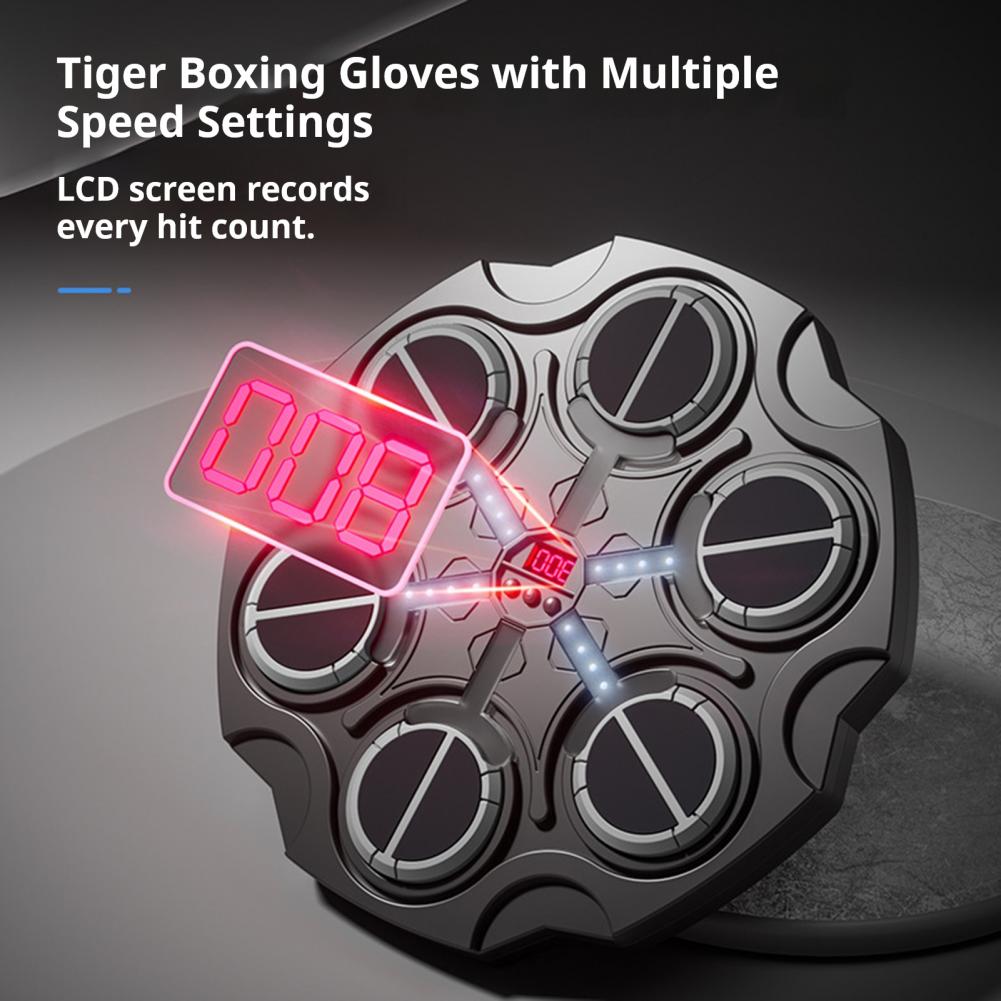 Led Gloves Music - Музыкальный боксерский тренажер, настенная LED-мишень для