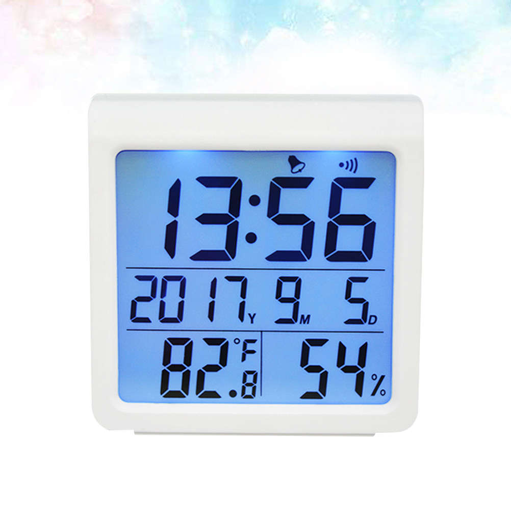 Digital Alarm Clock - Цифровой гигрометр-термометр с подсветкой, будильником, календарем,