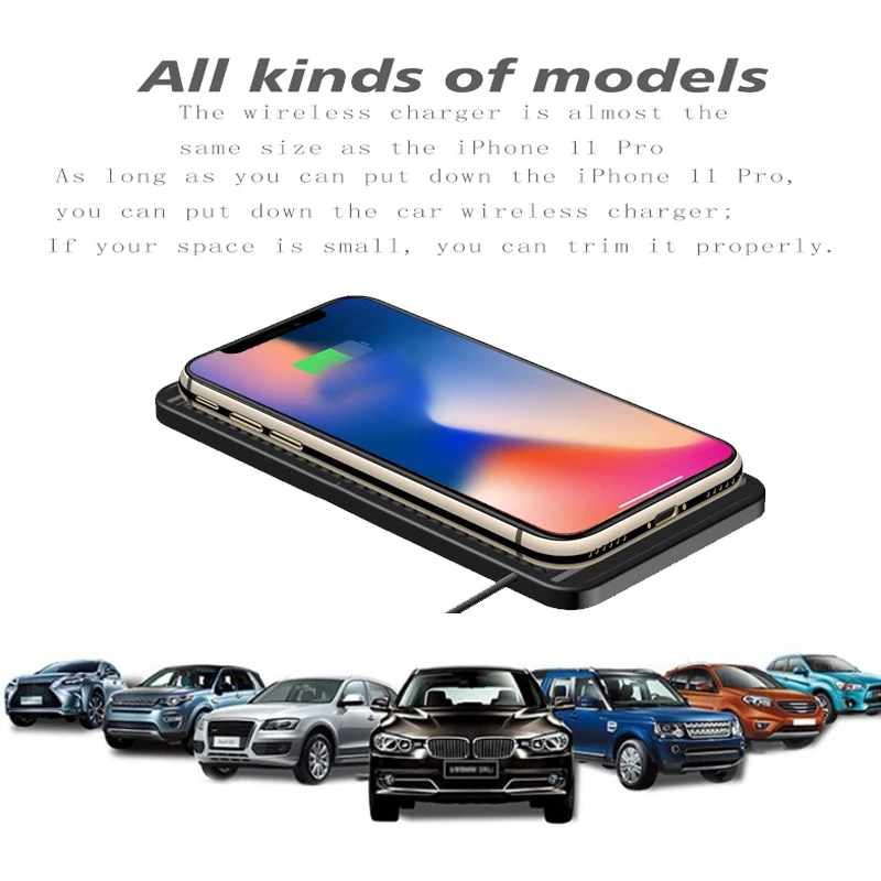 Беспроводное автомобильное зар – обзор и цена Wireless Phone Charger Pad