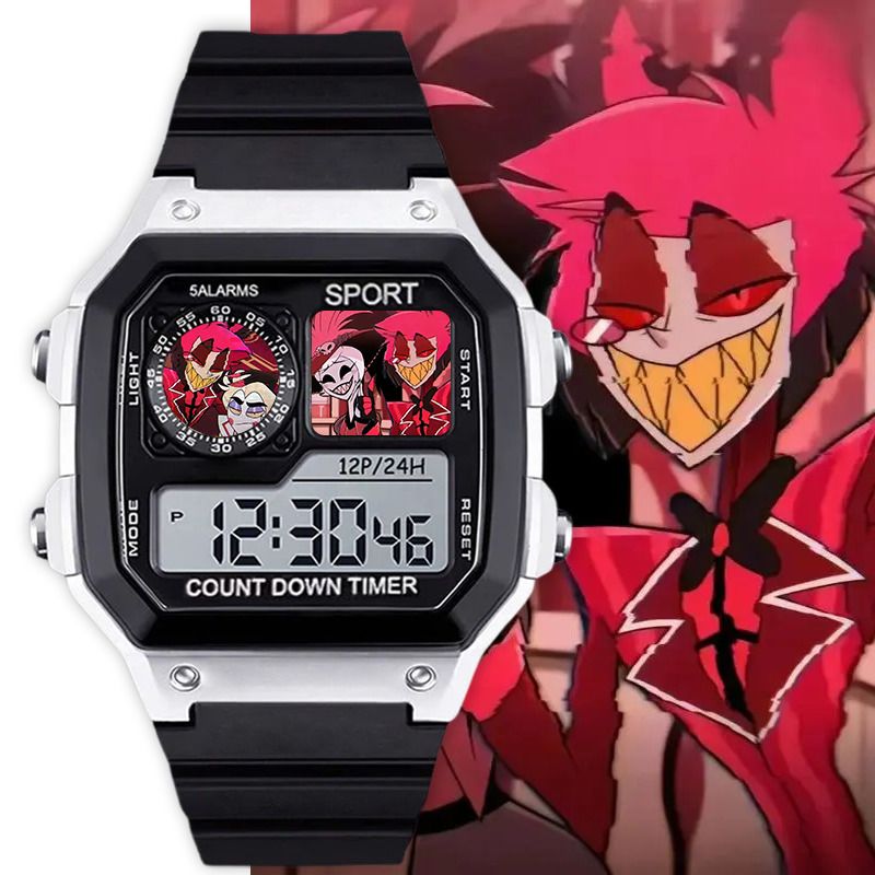 Цифровые часы Hazbin Hotel Cha – обзор и цена Digital Alarm Clock